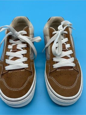 Vans Caldrone Low Top Skate Shoes Sneakers  Brown Sugar/Tan Size 9